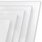 FRAMO Panel de cristal acrílico, 80 x 80 cm, corte a medida, 3 mm de grosor, resistente a los rayos UV, cristal acrílico en ambos lados con película protectora
