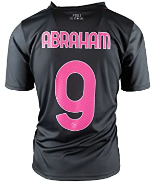 AS Roma Unisex - Bambini e Ragazzi Maglia Third Replica, Nero e Rosa, 6 Anni
