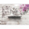 murando - Papier peint panoramique figuratif 300x210 cm - Revêtement mural décoration salon - Design moderne - Anges blanc bois fleurs orchidées baiser rétro romantique ancien h-A-0044-a-a