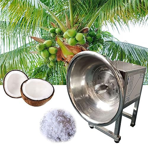 OPSREY Coconut Grater Scraper Shredder, Electric Commercial 304 Stainless Steel Coconut Digging And Extracting Machine Coconut Shredder 370W Vertical Coconut for Coconut Processing Store, Restaurant
