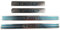 Symilov 4 Pezzi Acciaio Inossidabile Battitacco per Auto Sticker per Fi-at Tipo, Esterno Battitacco Protezione Plates Anti-Graffio Scuff Adesivi Accessori,Silver