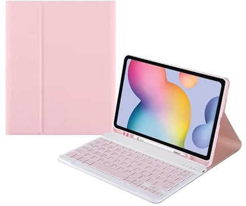 Custodia per Tastiera per Tablet Custodia in Pelle Tastiera Bluetooth A7 cap Bluetooth con Slot a Penna per for Samsung Galaxy Tab A7 10.4 2020