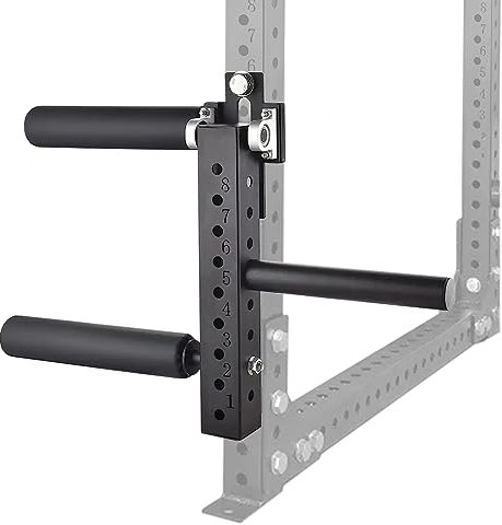 RISANXUN Beinstrecker- und Beincurl-Maschine, sitzende, verstellbare Beinstreckermaschine für Beinmuskeltraining, Kniebeugen-Rack-Befestigung, geeignet für 26 mm Säulenöffnung, maximale Belastung 272