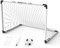 Kamiya Fußballtor Kinder 115x80 cm – 5 in 1 -Set – Fussballtore für Garten für Kinder von 2-8 Jahren, faltbar und leicht zu verstauen – Fußballtor für drinnen und draußen, Weiß