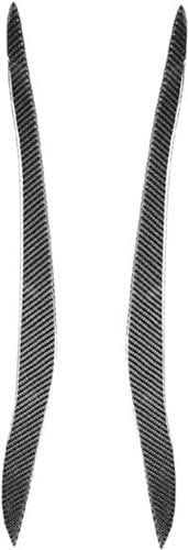 SXLGDW Autoscheinwerfer-Augenbrauen,kompatibel mit BMW X5 E70 2010 2011 2012,Scheinwerfer-Augenbrauen-Blende