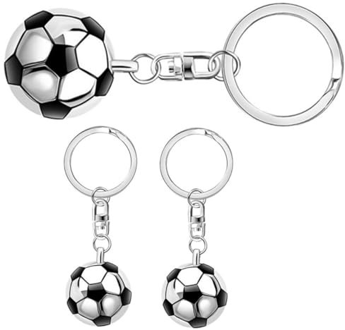 VANZACK 3St exquisiter Fußball-Schlüsselanhänger schlüsselanhänger kinder schlüsselanhänger für kinder exquisite Sport-Schlüsselanhänger Zubehör für Fußballpartys Schlüsselbund DIY liefert