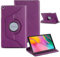 World biz Étui pour Samsung Galaxy Tab A 10,1 pouces 2019 (SM-T510/T515/T517) Cuir PU Smart Rotation à 360 ° Fonction veille/réveil automatique Tab T515 T510 Étui pour tablette (violet)