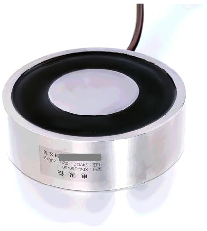 Large suction JK160/50 DC 6V 12V 24V Electromagnet Lifting 800KG Solenoid Sucker Holding Magnet ITCLEYMDZV(6V)