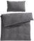 Pure Label Musselin Kinderbettwäsche 100x135 cm mit einem Kissenbezug 40x60 cm aus 100% Baumwolle - Traumhaft weiche, kuschelige Baby Bettwäsche in anthrazit aus Musselin