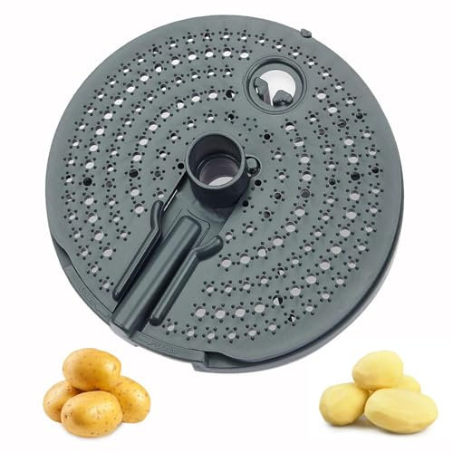 Lcyen Kartoffelschäler Aufsatz Schäler Aufsatz für Thermomix TM5 TM6 TM31, Kartoffelschäler mit Kunststoff-Reibe, Thermomix Zubehör zum Schälen von Kartoffeln, Karotten und Gemüse