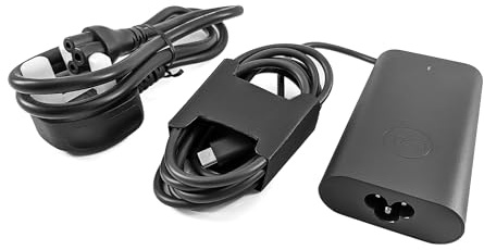 Genuine Dell 100W Type-C GaN SFF Slim Power Supply AC Adapter UK Cable GY21C, FJHVF, X3DWK, 492-BDNM