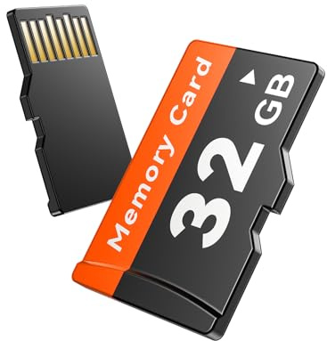 E-Series 32GB Micro SD Card 3 Pack, microSDXC UHS-I Flash Memory Card with Adapter, 100MB/s, C10, U3, A1, V30, Full HD, 4K UHD, High Speed TF Card