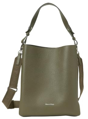 Marc O'Polo Schultertasche Umhängetasche Brinja Hobo Bag Dark Mossy Olive dunkelgrün