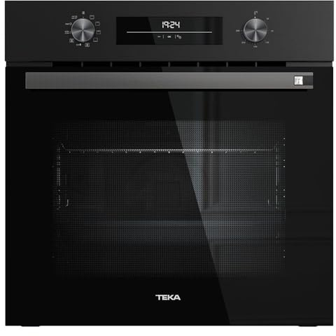 Teka - Horno Multifunción - NEO HSB 6350 FBK 60 cm - Sistema HydroClean | 8 Funciones de Cocción, Guías Telescópicas Plus Extension, Clase A+
