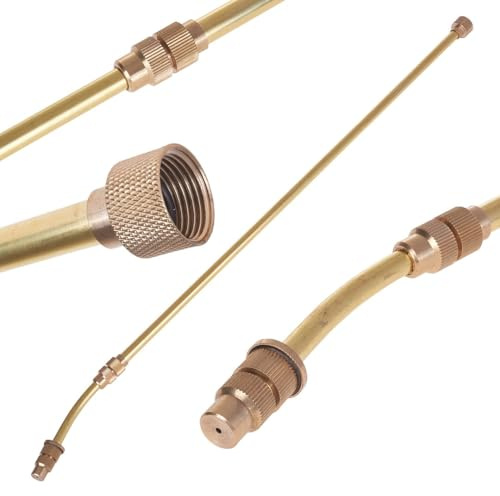 Garronda Teleskop Sprühlanze 50-98 cm für Drucksprüher Gartenspritze Verlängerung Messing Lanze Ersatzteil Sprühgerät Garten GD-0246