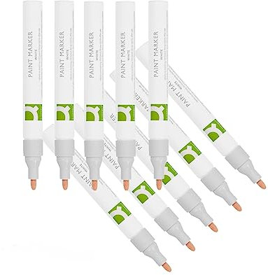 Q-Connect Paint Marker Pen Medium White (10 Pack) KF14452