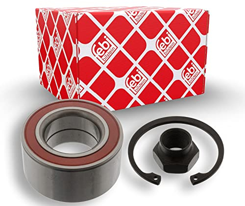 febi bilstein 05412 Radlagersatz mit Achsmutter und Splint, 1 Stück | Kompatibel mit: FORD ESCORT CLASSIC, ESCORT CLASSIC Turnier, ESCORT V, ESCORT V Cabriolet, ESCORT V Express