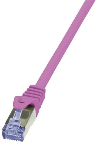 LogiLink CQ3079S CAT6A S/FTP Patch Kabel PrimeLine AWG26 PIMF LSZH pink 5,00m