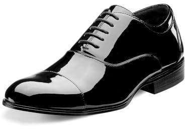 Stacy Adams Gala Cap Toe Oxford Black Patent 11.5