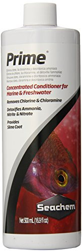 Seachem Laboratories Inc Prime Bio-Konditionierer für Süß- und Marinewasser, 500 ml