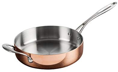 Vogue Induction Tri-Wall Copper Saute Pan - 240mm 9