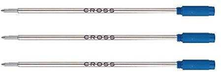 Cross Medium Ballpoint Pen Refill - Blue (Pack of 3)