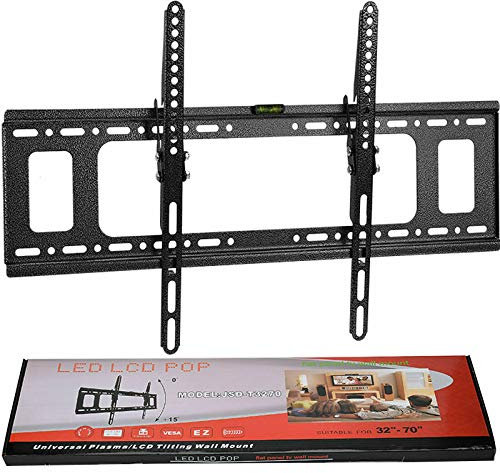 Flat Slim TV Wall Mount Bracket Tilt Spirit Level 37 42 46 48 55 60 65 70'' Inch LCD LED 3D Plasma VESA 200x200 200x400 300x300 400x400 600x400mm Support Weight 50kg Sony LG Samsung Plasma Philips