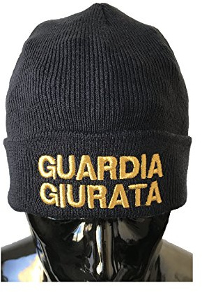 ALGI Hut Tondo Blau Guardia Giurata Gold