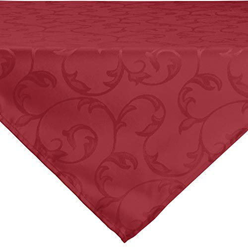 Erwin Müller Mitteldecke Greven abwaschbar rot Größe 80x80 cm