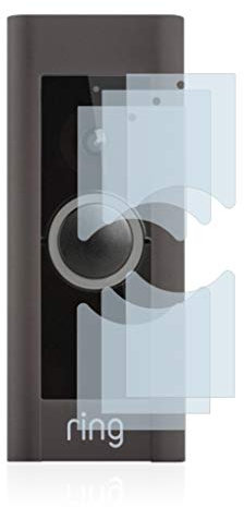 brotect Glass Screen Protector Film compatible with Ring Video Doorbell Pro (3 Pack) - Glass-Foil 9H Protection [Scratch Resistant, High Clarity]