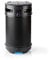 NEDIS Party Boombox | Bis zu 3,5 Stunden | 4.1 | 150 W | Medienwiedergabe: AUX/USB | IPX5 | Verknüpfbar | Tragegriff | Partylicht | Schwarz/Silber 0.80 m Silber/Schwarz