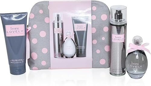 Sarah Jessica Parker Born Lovely Eau de Parfum 100 ml, Bodylotion 200 ml, Body Mist 250 ml und Reißverschlussbeutel