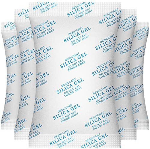 O2frepak 500 grammo (1 Packs) di Gel di Silice Essiccante Umidità Assorbitore,Moisture Absorber Silica Gel Desiccant Packets for Storage