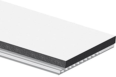 NOBILY PVC Rolladenkastendeckel Kastendeckel Rolladendeckel Rolladenkasten Rolladen Jalousie Kasten Deckel Klappe weiß Breite 195mm x Länge 1950mm