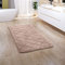 Paco Home Badezimmerteppich Badematte Badteppich Badvorleger Duschvorleger Waschbar Flauschig Memory Foam 3D Effekt, Grösse:65x120 cm, Farbe:Beige