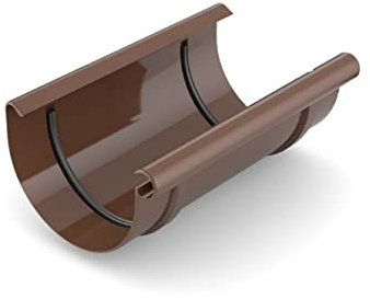 Rinnenverbindung braun System 75