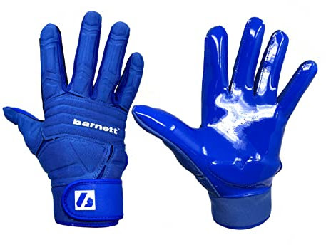 BARNETT FLG-03 Guanti da calcio Blue Professional Linemen, OL, DL (L)