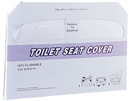 400PCS Disposable Toilet Seat Cover, Flushable Biodegradable Hygiene Toilet Seat Covers Mat Pad for Kids Adult Woman Travel
