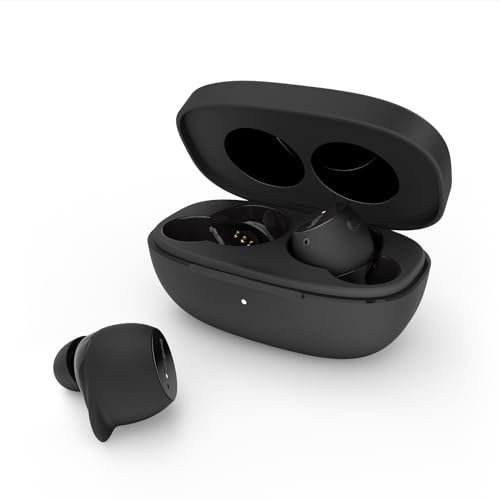 Belkin auriculares True Wireless SoundForm Immerse, Hybrid ANC, carga inalámbrica, IPX5 de resistencia al sudor y el agua, funciones red Buscar de Apple y Enviar un Ping a mis Auriculares, negros