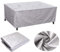XIANGPEIFBH Abdeckplane Gartenmöbel 150x90x90cm Silber Wasserdichtes Schutzhülle für Garten Tisch und Stühle Schutzhülle Sitzgruppe Abdeckhaube Oxford für Gartentisch Möbelset Staubdicht Anti-UV