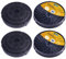GOLDEN ICEPURE Aktivkohlefilter Dunstabzugshaube Kompatibel mit elica cfc0140343, cfc0038668 AEG 4055171138 4055217501 Bauknecht Whirlpool 48400008824,4 stück