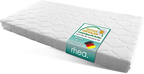 Stillerbursch Kindermatratze 90x200 Rhea H2 | Babymatratze Babybett | Wendematratze | Abnehmbarer Bezug mit Klimafaser | Bis zu 40 °C Grad waschbar | Formstabiler Komfortschaumkern | Hygienebezug