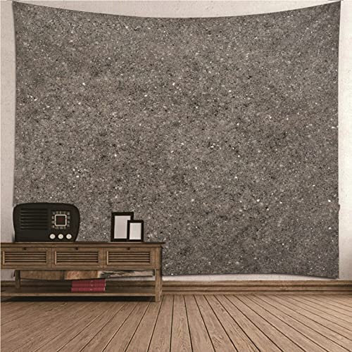 UNZYE Wandteppiche Kinder Wandtuch Lang Einfarbiges Thema Grauton Wandbehang Tuch Sehr Groß Wandtuch Schlicht Grau Art Deco Wanddecke Schlafzimmer Wohnzimmer 350x250CM