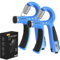 Handtrainer,2er-Set Handtrainer Unterarmtrainer,Verstellbarer Griff 5-60 kg,Hand Unterarm Trainingsgerät,Grip Griffkraft Trainer,Rutschfester Griff,Für Sportler und Wiederherstellung der Hand