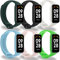 Monuary 6 Pezzi Cinturino Compatibile per Xiaomi Smart Band 8 Active y Redmi Band 2, Morbido e Traspirante Sportivo Braccialetti di Ricambio Colorati, Rilascio Rapido