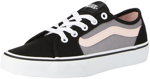 Vans Women's Filmore Decon Sneakers, Pop Grey/Black/Pink, 4.5 UK