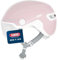 ABUS Stadthelm HUD-Y ACE - stylischer Fahrradhelm mit Visier und magnetischem, aufladbarem LED-Rücklicht - für Damen und Herren - Pure Rose, Größe M