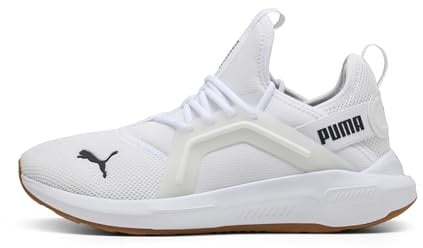 PUMA Unisex SOFTRIDE ENZO 5 Straßen-Laufschuh, White Black, 42 EU