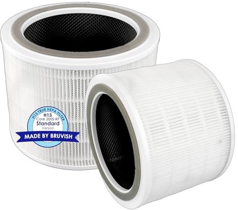 (2 piezas) Core 200S filtros de repuesto compatibles con purificador de aire WiFi inteligente LEVOIT Core 200S, filtro Hepa verdadero Core 200S H13, filtros de carbón activado 3 en 1 HEPA