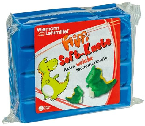 Flippi® Soft-Knete, 250 g | Wiemann Lehrmittel (blau)
